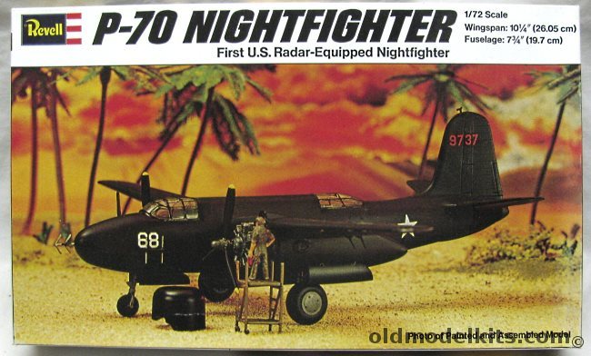 Revell 1/72 P-70 Nightfighter, H232 plastic model kit